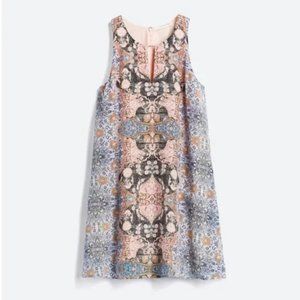 NWT Womens Size Medium Lavender Brown Sonna Keyhole Detail Silk Mini Dress